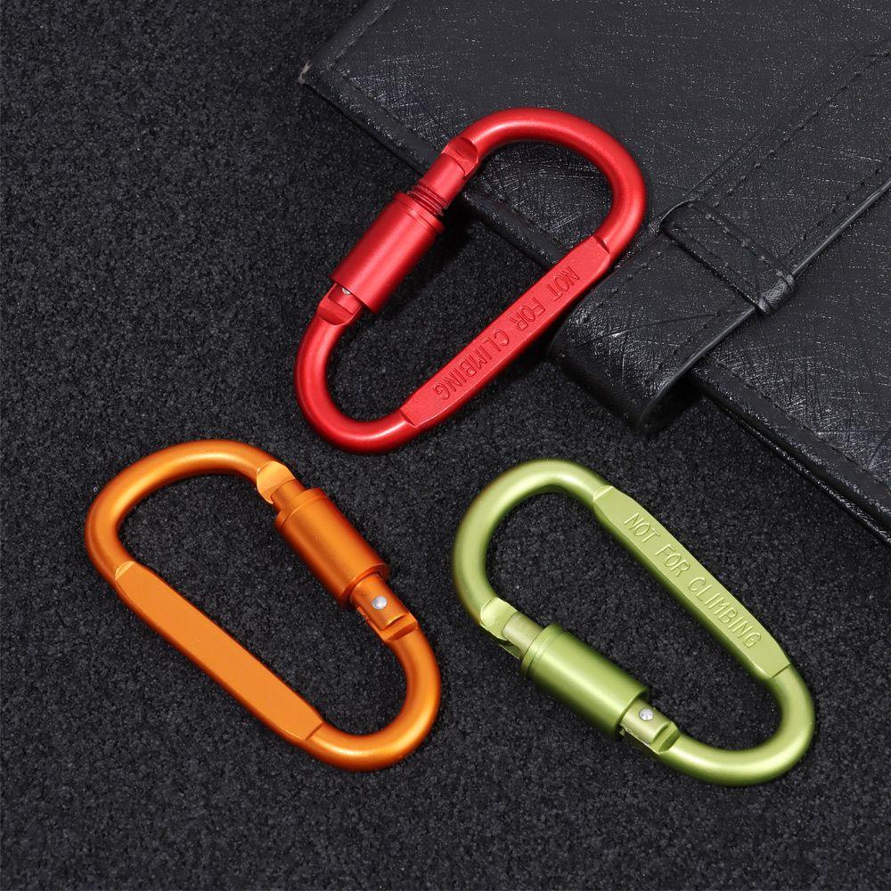 Chookyy Tombol Panjat Peralatan Olahraga Luar Ruangan Multicolor Aluminium Alloy Carabiner