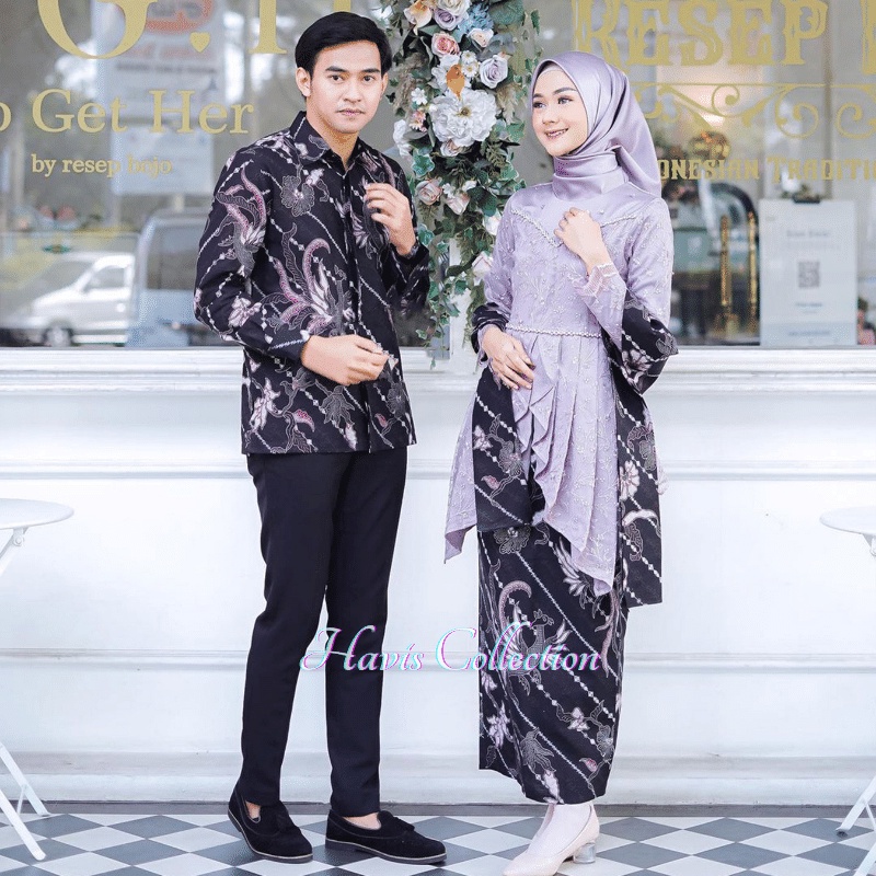 Batik Couple Kebaya Modern Kebaya Wisuda Lamaran Baju Tunangan Batik Brukat Terbaru Baju Couple Kondangan Terbaru 2022