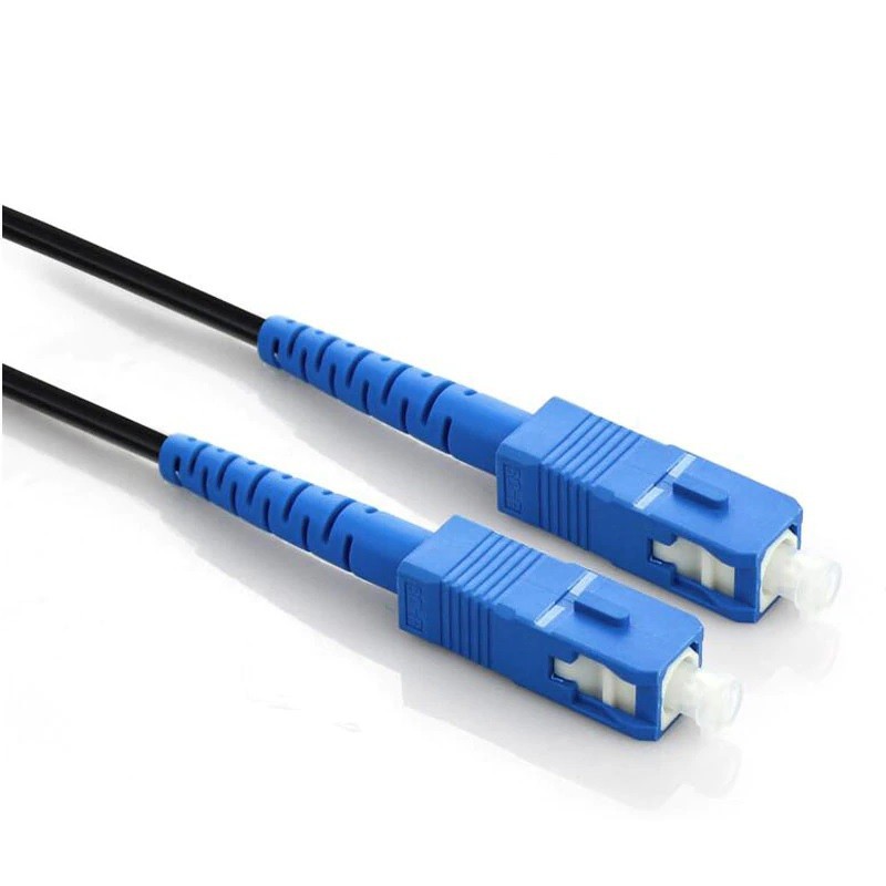 Kabel Fiber Optik Optic Drop Cable SM SC UPC M-M Patch Cord FTTH 100m