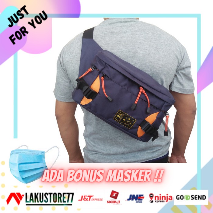 TERBARU Tas Slempang Selempang Pria Outdoor 2in1 F RAI TERBARU Tas Slempang Selempang Pria Outdoor 2in1 F RAI