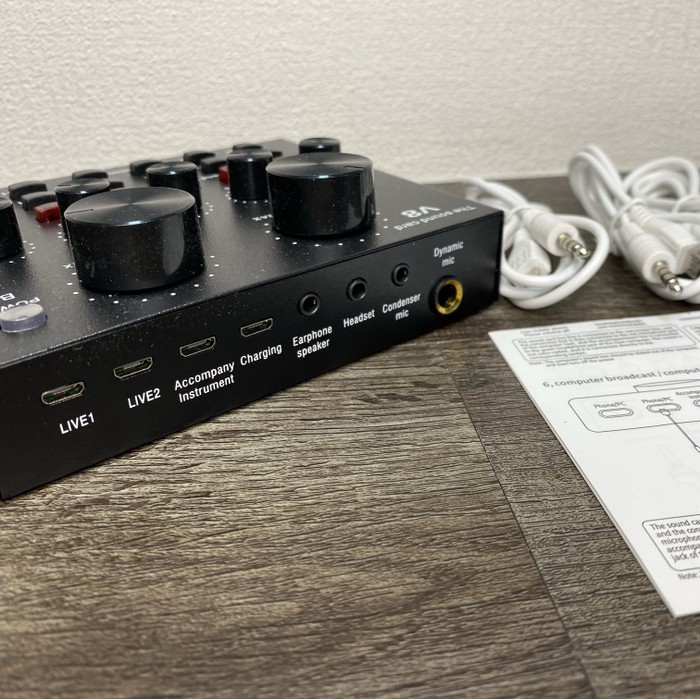 MIXIO Sound card V8 Mixer SoundCard V8 MIXER Audio USB External Soundcard-1