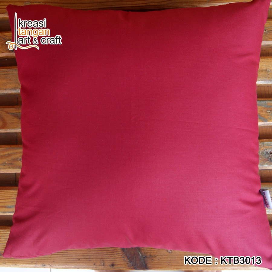 SARUNG BANTAL SOFA POLOS 30x50 40x40, 45x45, 50x50, 60x60, 70x70 Royal Red KTB3013