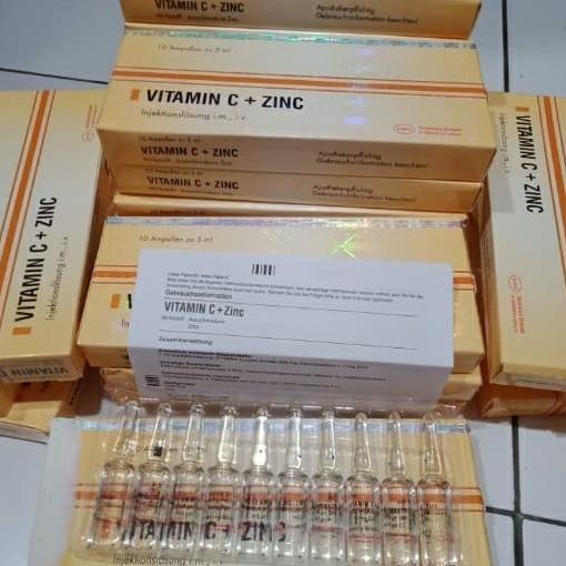 vitamin C + zinc 1000mg injeksi Lc