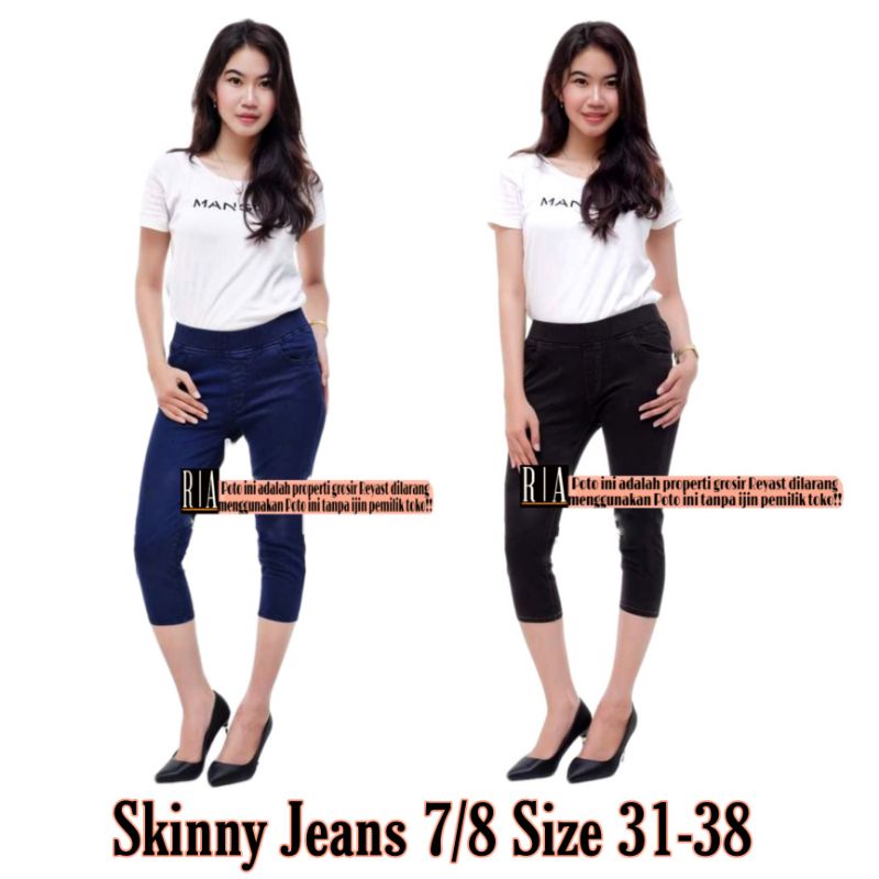 Jeans 7/8 skinny softjeans