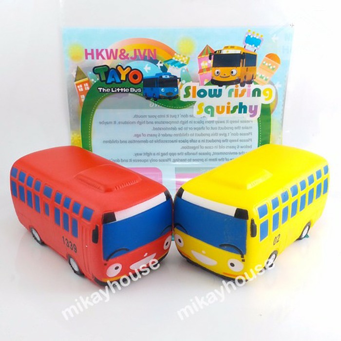 Squishy Licensed Tayo The Little Bus By HKW