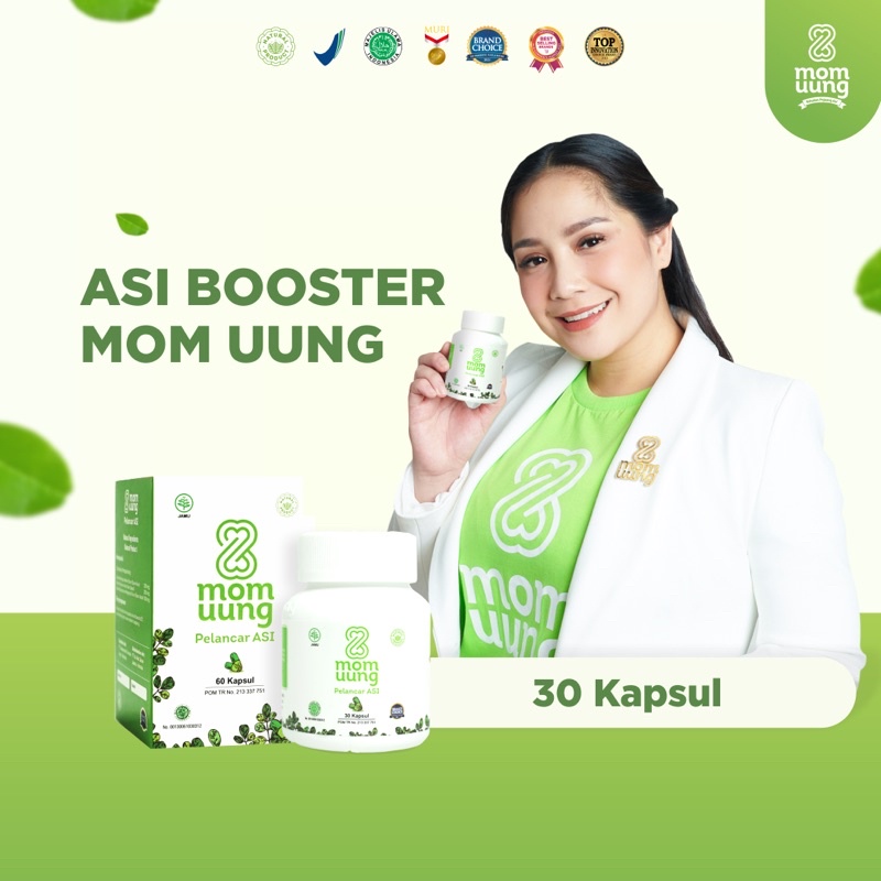 Mom uung Asi Booster 30 caps / 60 caps Mom Uung Pelancar Asi