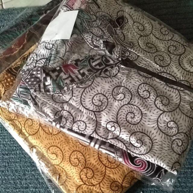 Maura Couple - Sania Ruffle Batik Gamis Longcoat Ori Ndoro Jowi Dnt Garansi Termurah