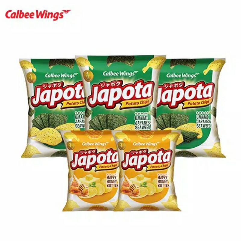 Jual Japota Potato Chips Umami Japanese Seaweed Dan Happy Honey Butter Gr Shopee Indonesia