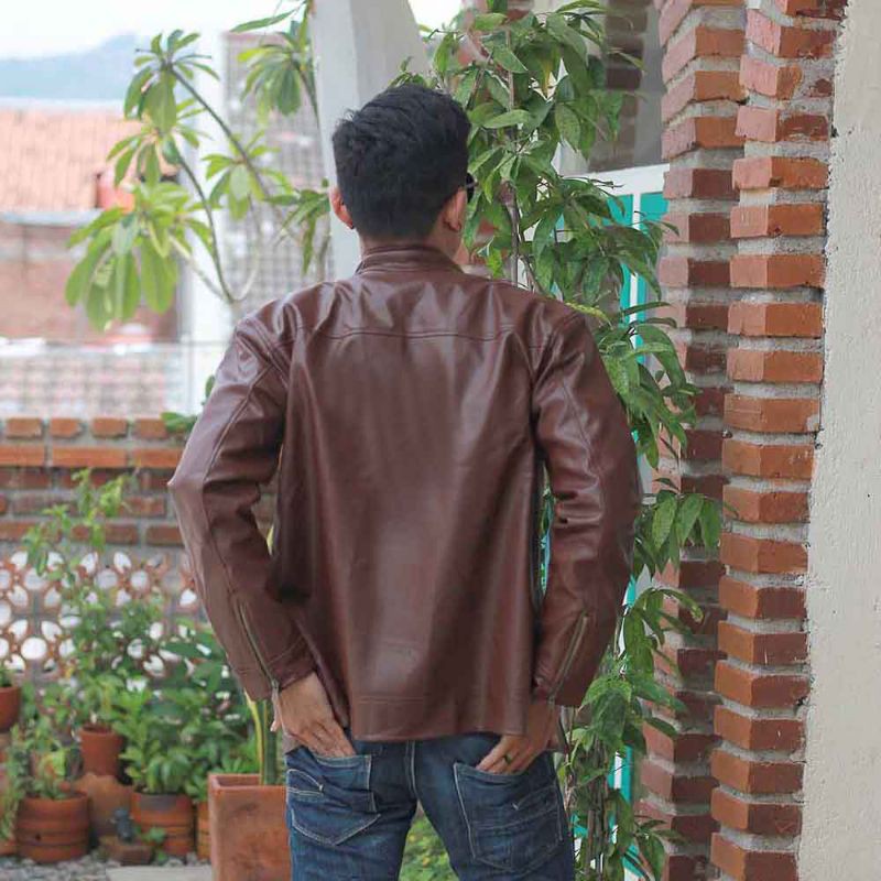 Jaket Casual Pria / Jaket Motor Travelling Kulit Premium Original