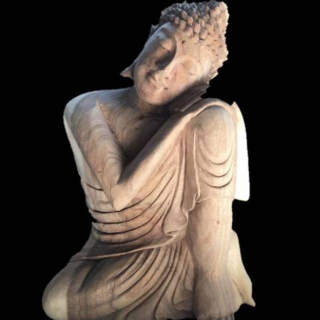 Patung Buddha Sakyamuni Santai Patung Buddha Relax 50 cm