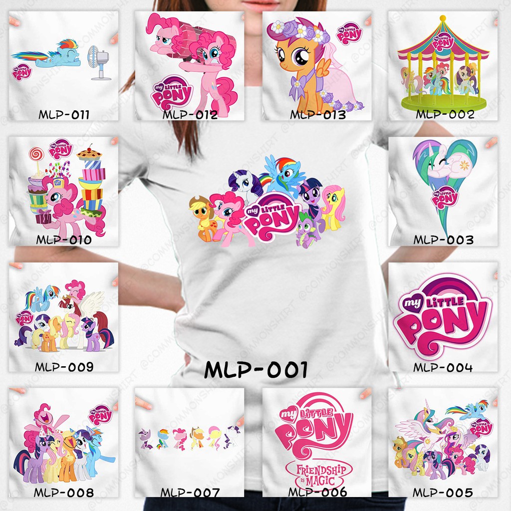 [FREE NAMA !!] Kaos Dewasa / Baju Dewasa My Little Pony