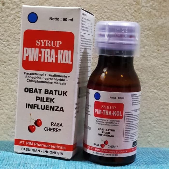 Sirup obat batuk dan pilek influenza untuk anak PIM TRA KOL ampuh