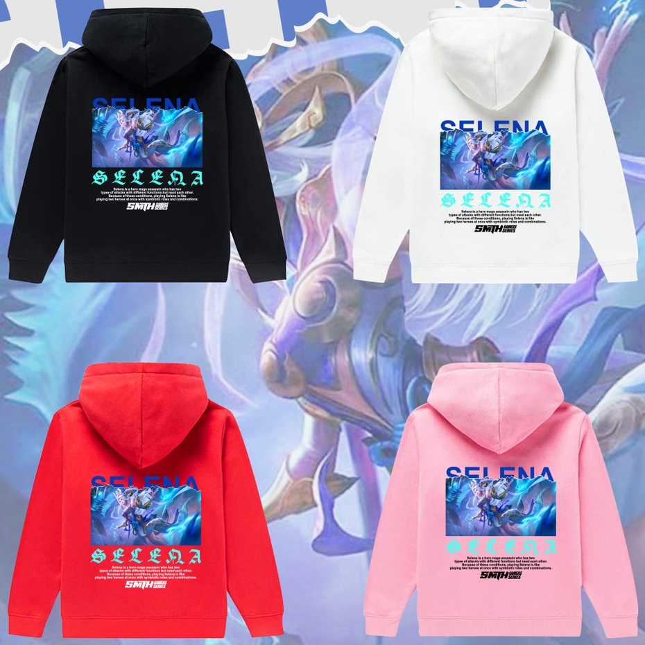 Fks - Hoodie Sweater Anak Perempuan Mobile Legends Motip Hero Selena