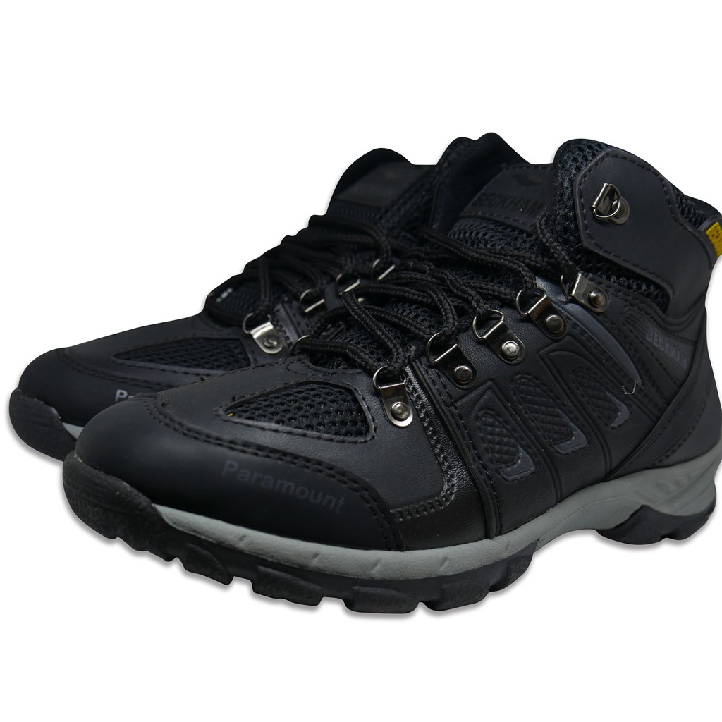 Sepatu Gunung Outdoor, Touring Pria Beckham Paramount Hitam