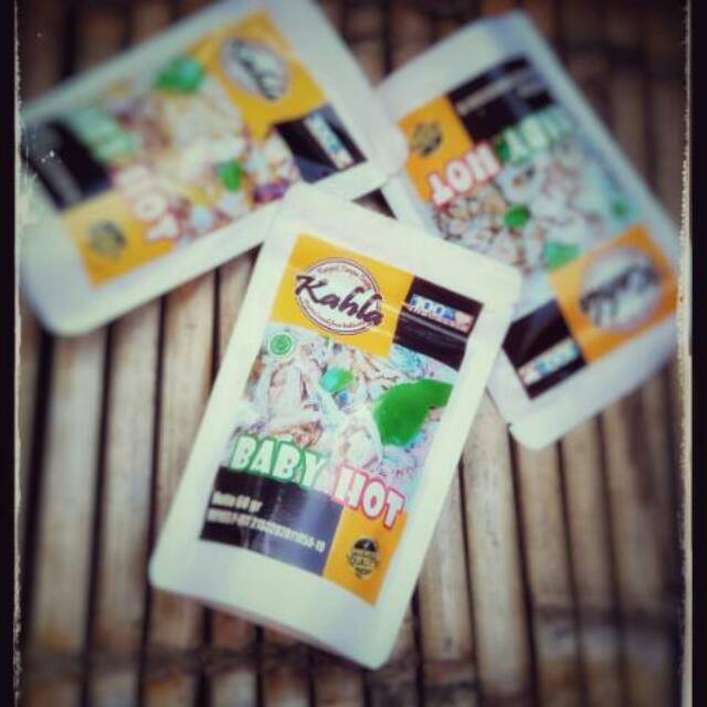 

Kahla Keripik Tempe Crispy Baby Hot (Jengkol,Teri, Rebon)