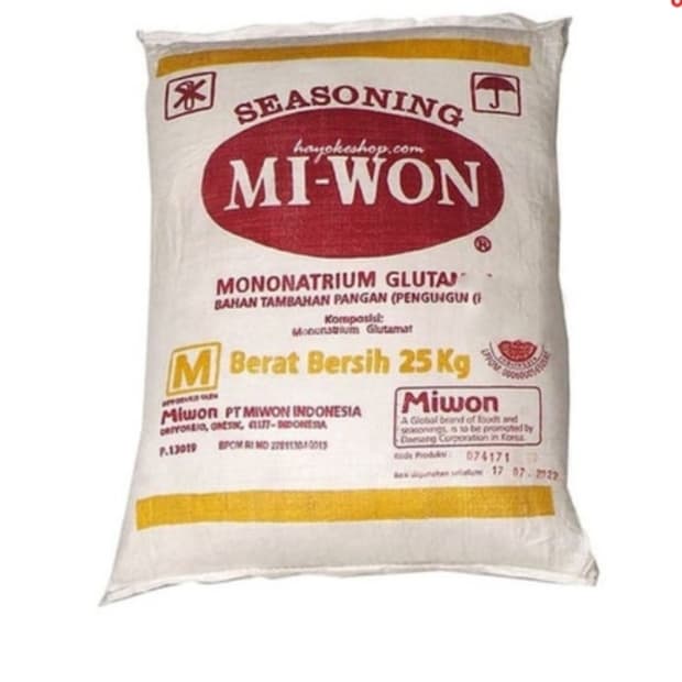 

TERBARU Miwon msg 25 kg karung