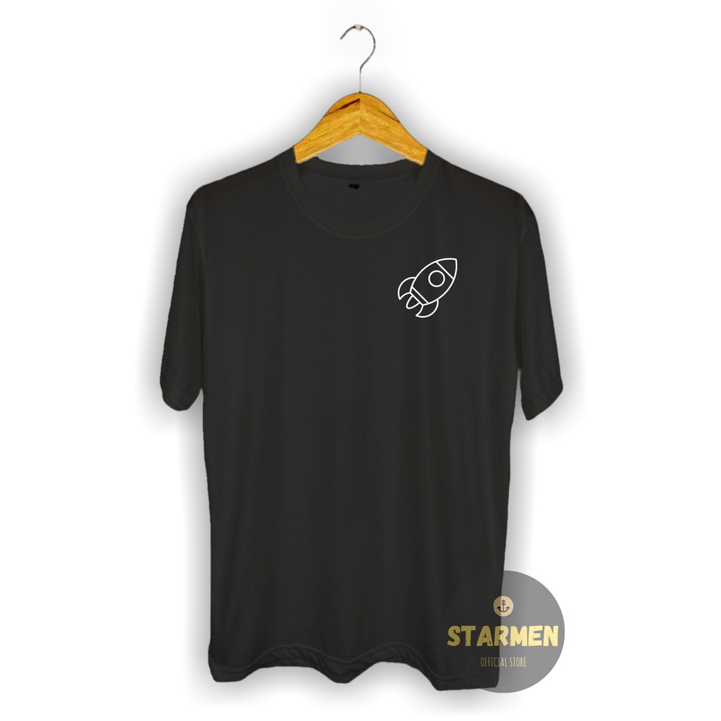 Kaos Distro Pria T-Shirt Motif Kata Kata ROCKET