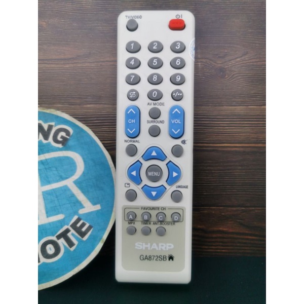 Remote Remot TV Sharp alexander Tabung Slim Flat