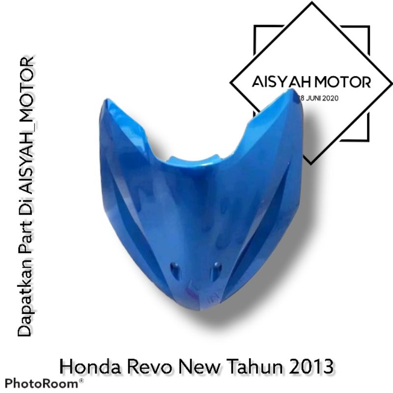 Cover Dasi Tameng Honda Revo Absolute New Warna Biru Tahun 2011-2013