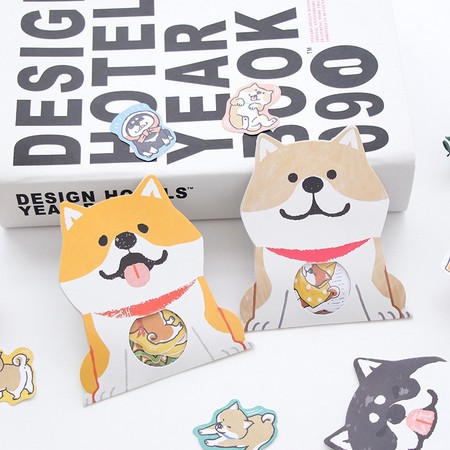 

HI123 Stiker Anjing Jepang Lucu 30pcs Dekorasi Jurnal Diary