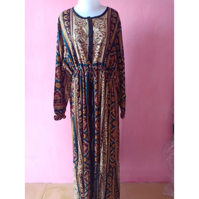 Gamis Motif Batik
