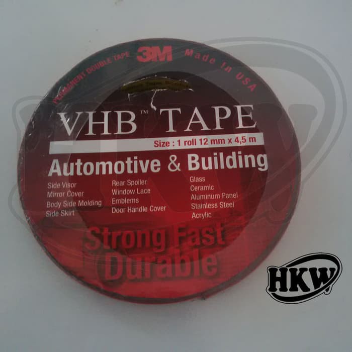 

Double Tape 3M Vhb Lebar 12 Mm (4.5 Meter) Best Quality