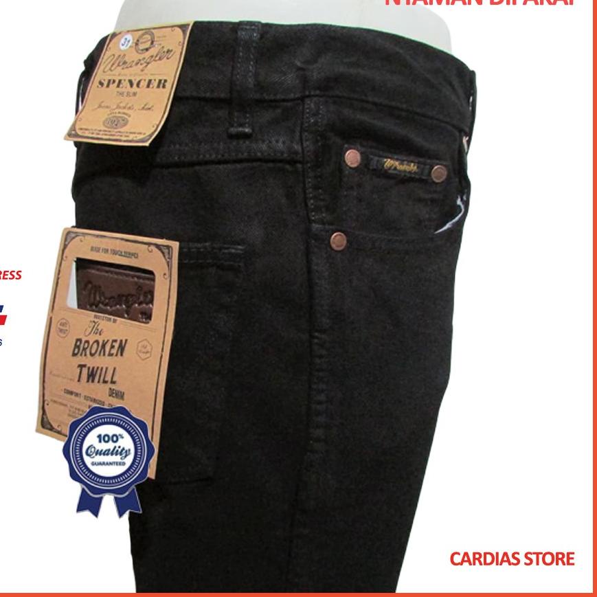 ← CELANA PRIA BRANDED JEANS WRANGLER STANDAR/REGULER HITAM N0W5 SIMPLE MURAH ORIGINAL BERKUALITAS ⅍