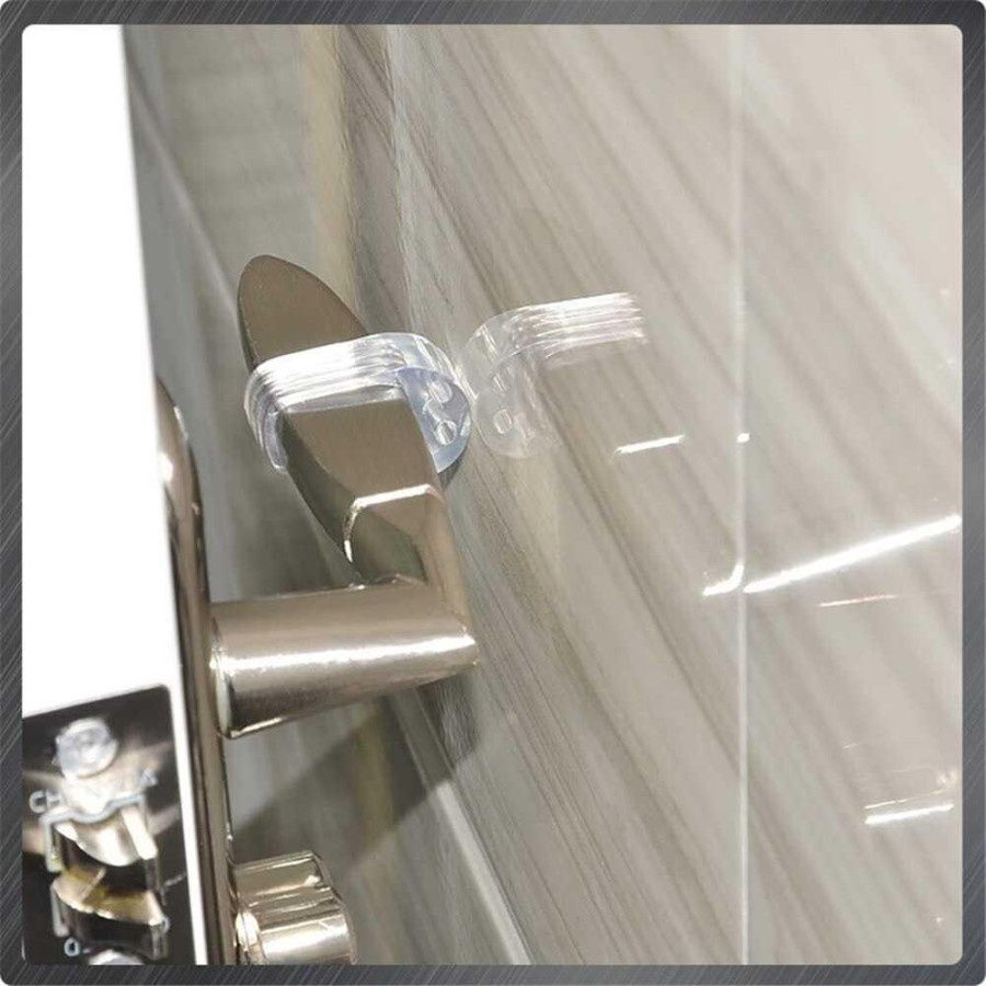 Penahan Pintu Anti-Collision Door Stopper Silica Gel 8PCS - DS4811 - Transparent