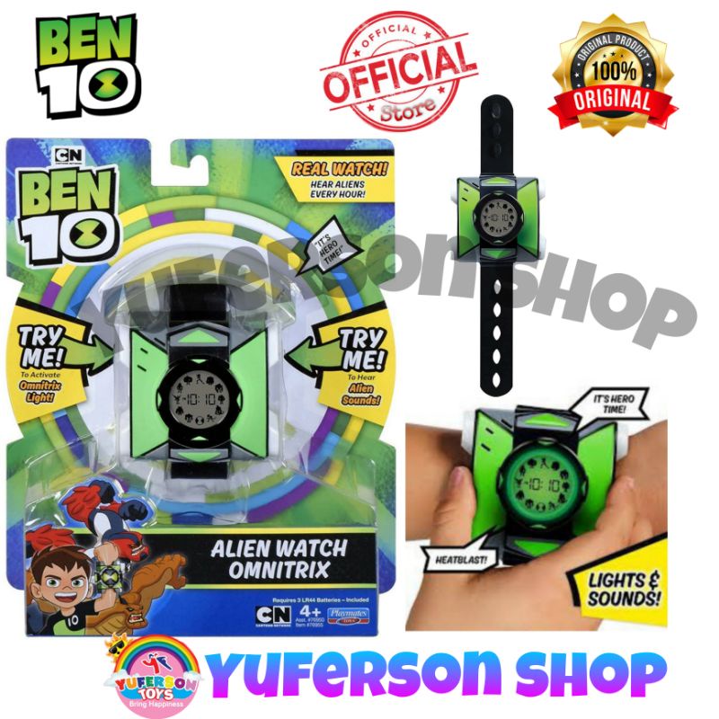 BEN 10 Basic Omnitrix - Jam Tangan Ben 10 Original