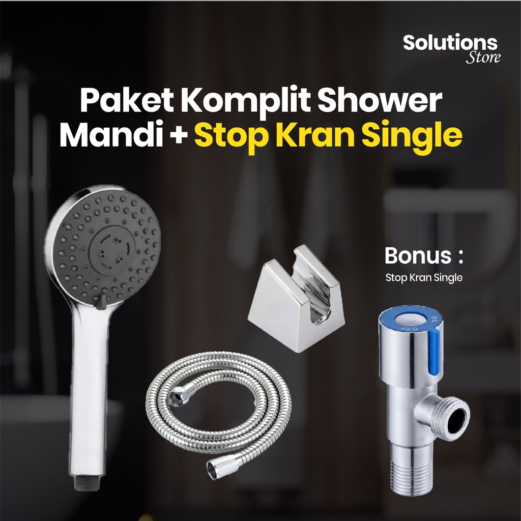 Shower Set Kamar Mandi Bonus Stop Kran /Bonus Stop Kran