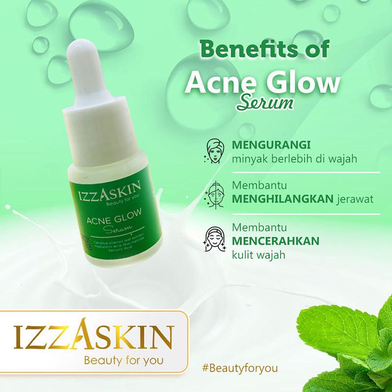 ACNE GLOW SERUM IZZASKIN BPOM