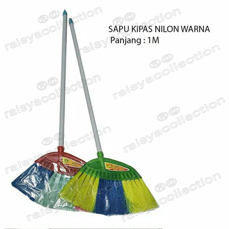 sapu lantai senar nilon pelangi / sapu lantai nilon murah / sapu lantai termurah