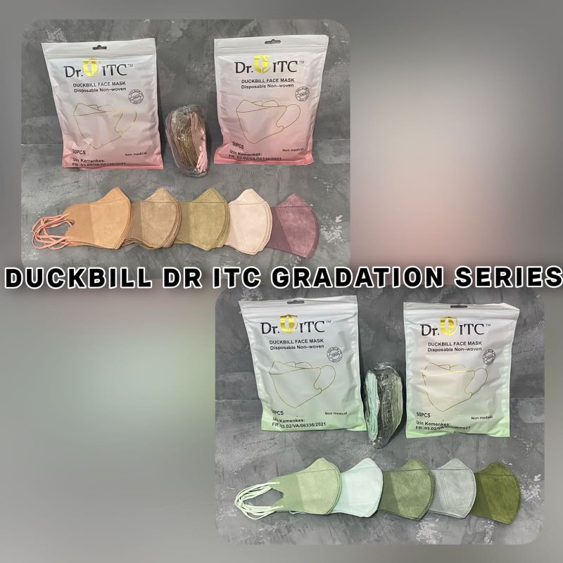 Masker duckbill Dr ITC gradation series isi 50 pcs