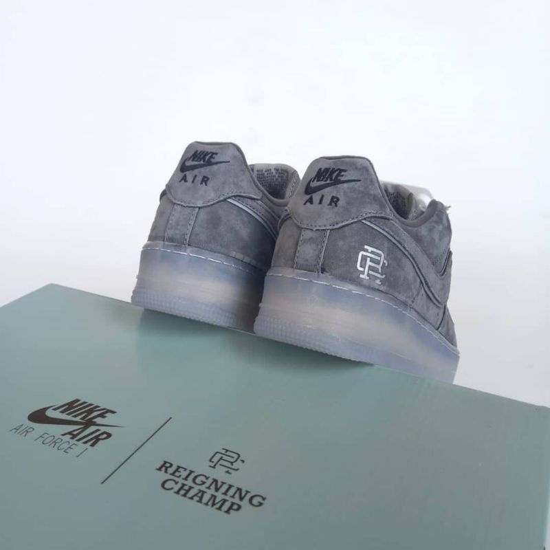 SEPATU PRIA AF1 LOW REIGNING CHAMP DARK GREY REFLECTIVE