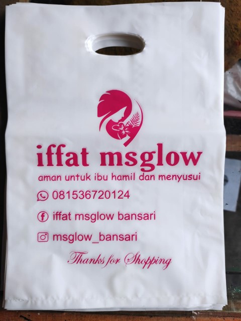 Plastik Sablon Hd Plong Ukuran 25x35 Isi 100 Pcs Free Desain