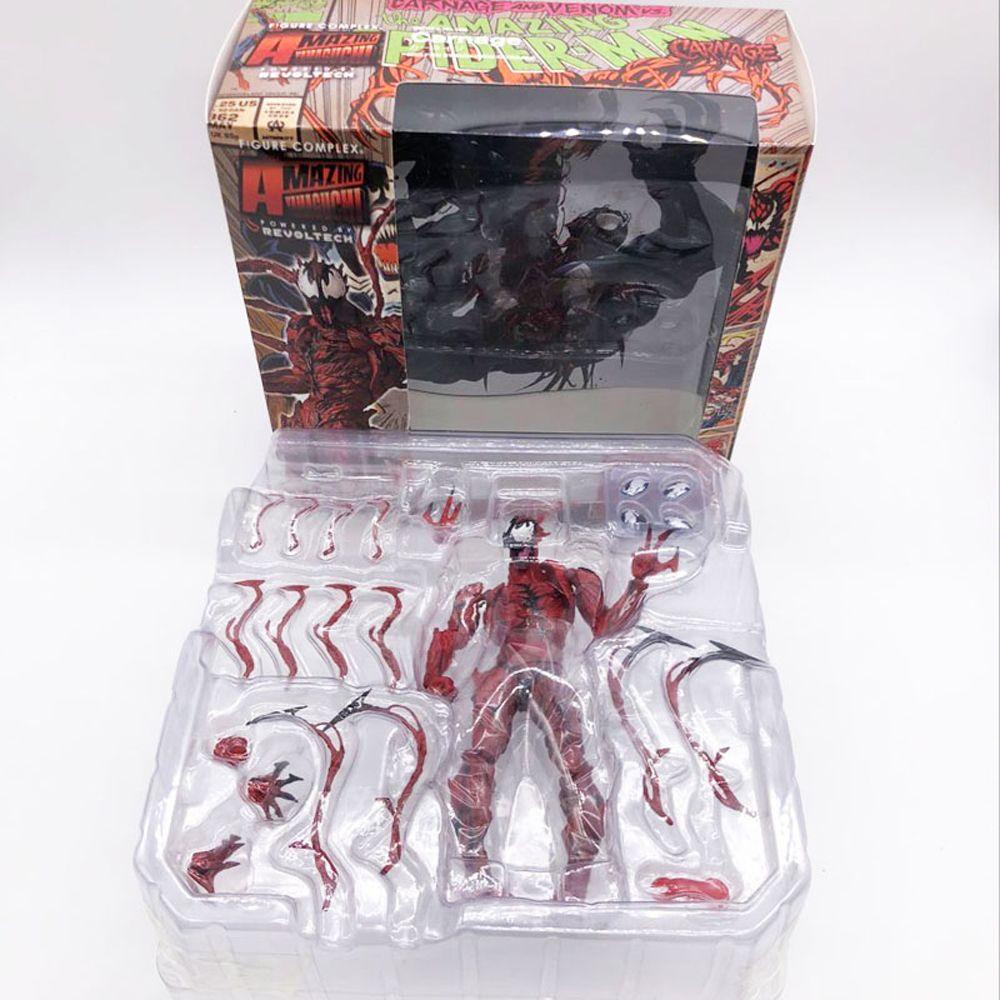 [Elegan] Marvel Koleksi Untuk Hadiah Sambungan Bergerak PVC SpiderMan NO.008 Carnage