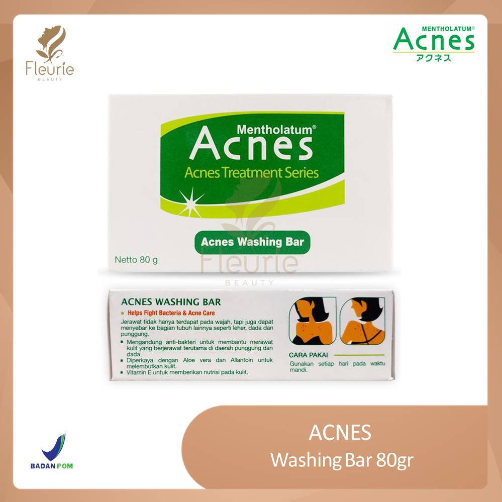 ACNES Washing Bar 80gr (Sabun Batang) - Original BPOM