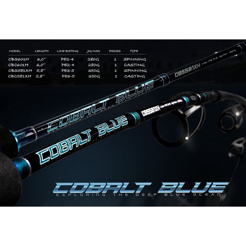 Rod Jigging Spinning & OH Storm Gomoku Cobalt Blue PE 2-4 3-5