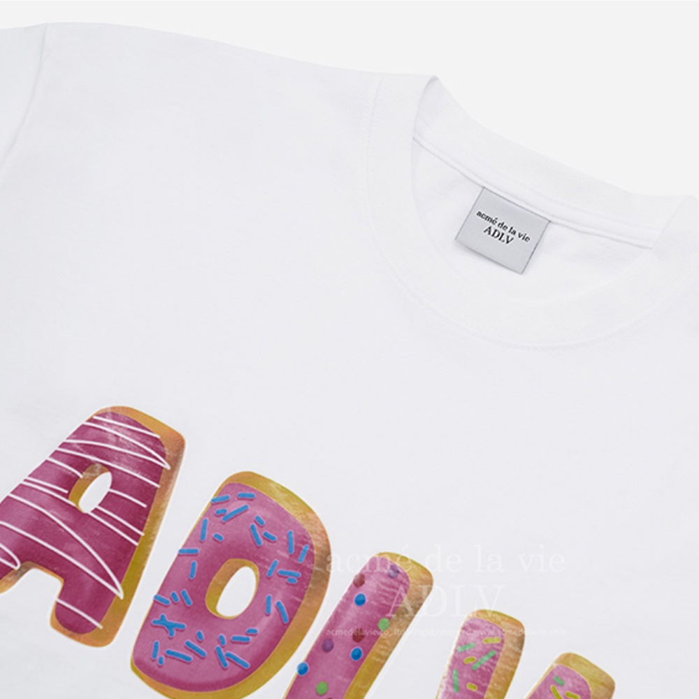 ADLV Donut Ring Tee - White 100% Authentic