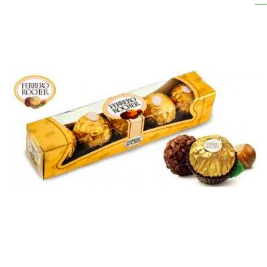 

coklat chocolate Ferrero Rocher Ferrero isi 5 pcs | Ferrero Rocher T5 promo