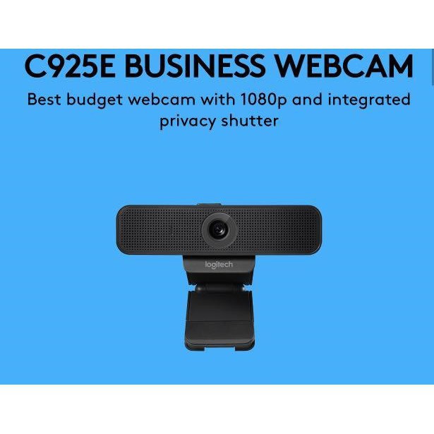 Webcam Logitech C925E with HD Video and Built-In Stereo