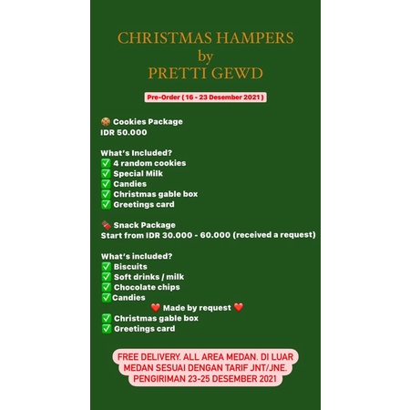

CHRISTMAS HAMPERS by PRETTI GEWD