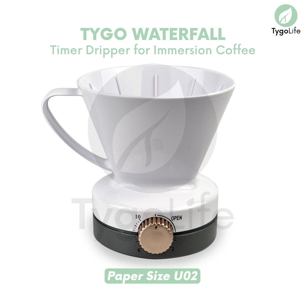 TYGO WATERFALL V60 TIMER CLEVER DRIPPER FOR IMMERSION COFFEE