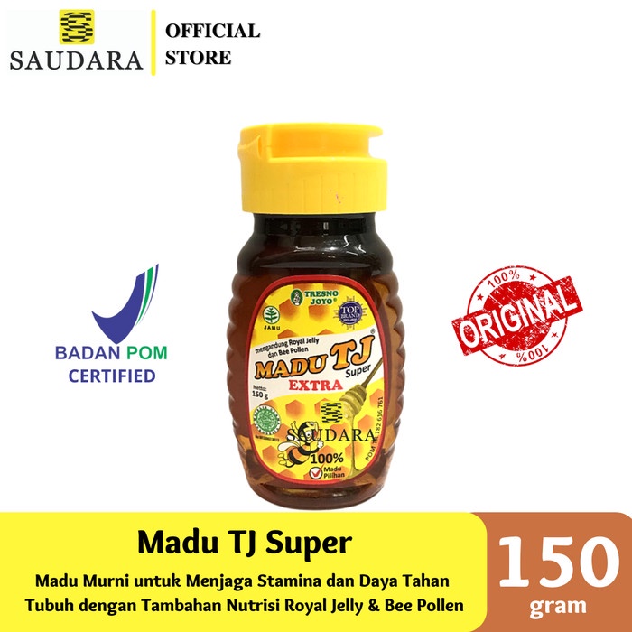 

Madu TJ Super (150 Ml), (250 Ml), (500 Ml)