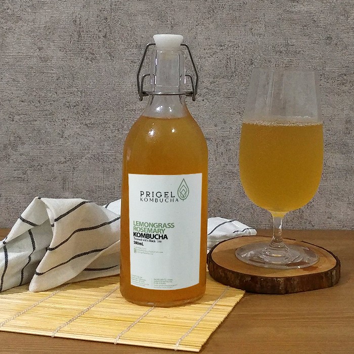 

Prigel Kombucha Lemongrass Rosemary 500mL