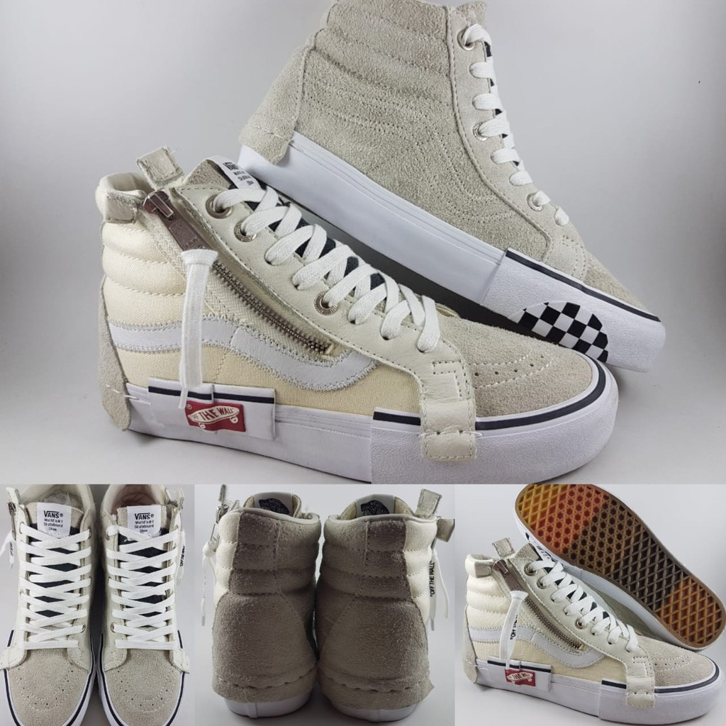 vans sk8 hi cap lx marshmallow