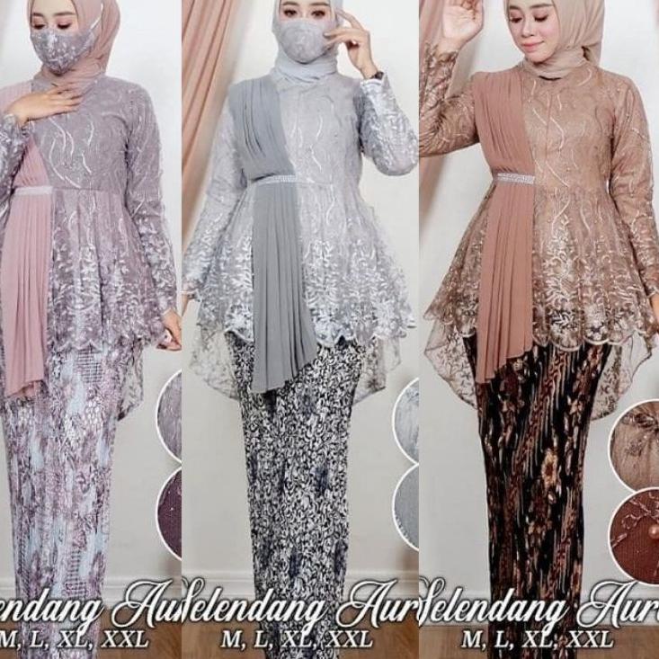 Sangat Nyaman.. Selendang Aurel > Setelan Kebaya Burkat / Kebaya Tunik / Kebaya Remaja / Kebaya Mode
