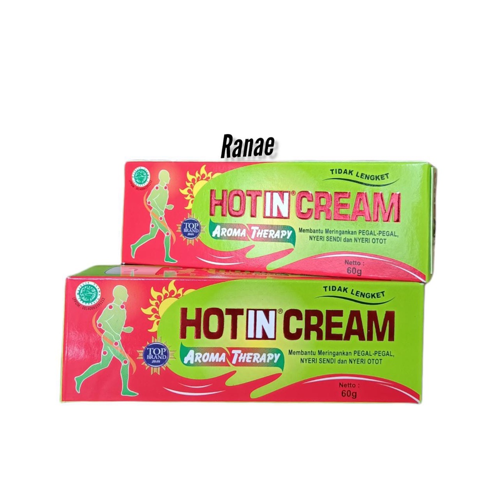 Hotin Cream Hot In Cream Aroma Therapy Aromatherapy Tube 60gr