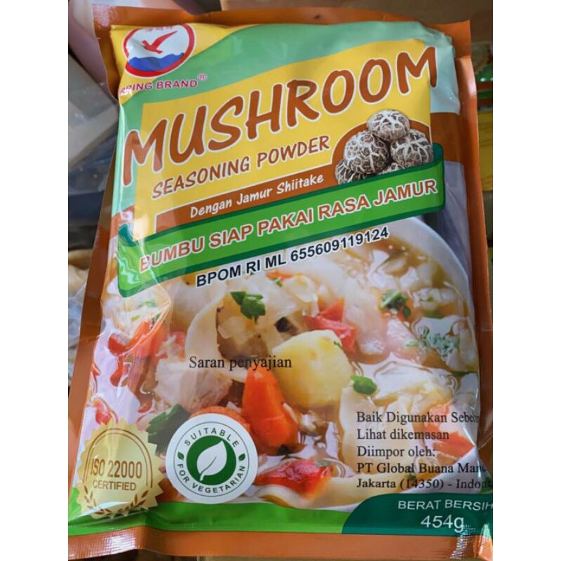 Mushroom hering brand Bukan Totole 454 gram