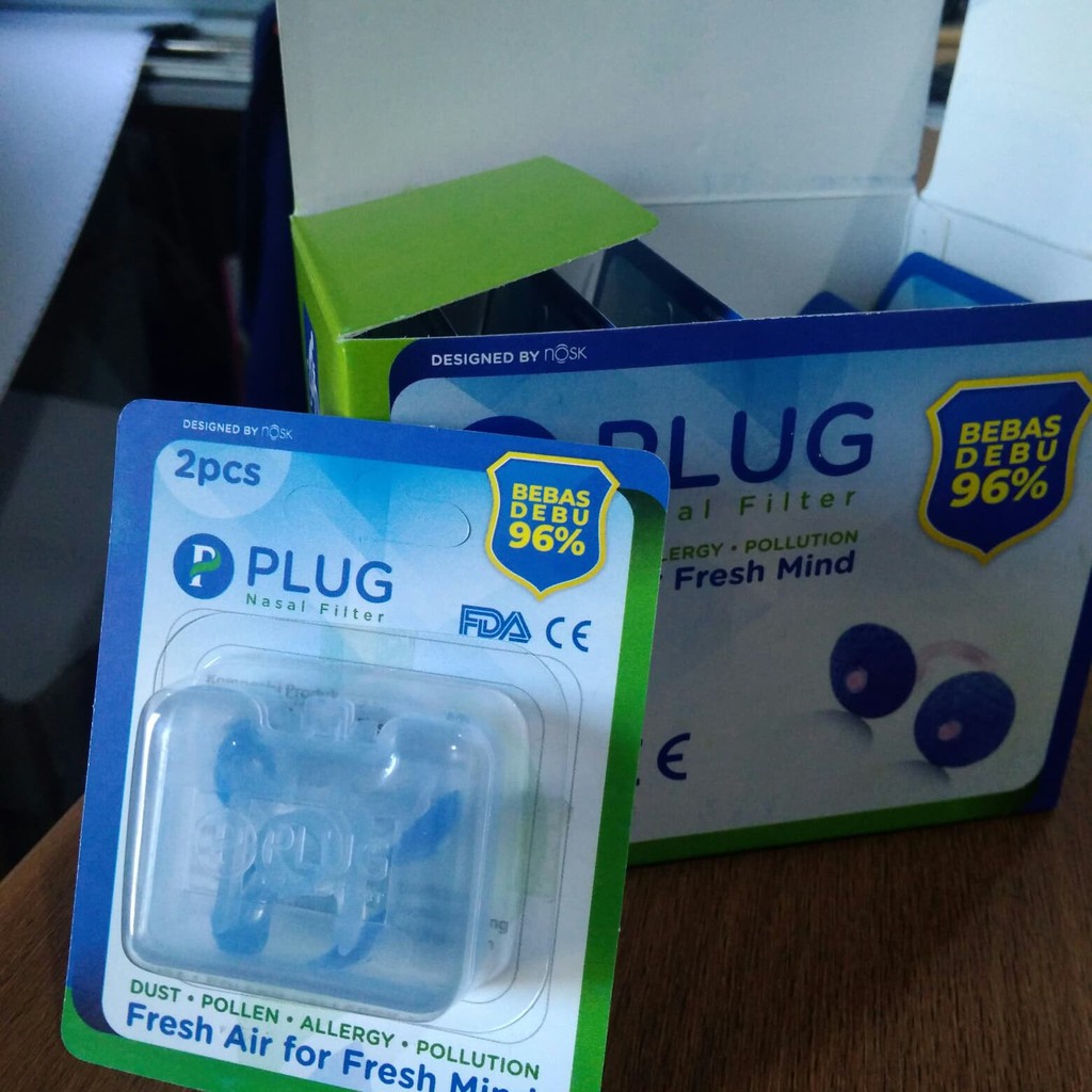 (Original) PLUG Nasal Filter Masker Hidung Hemat Exp Lama Termurah